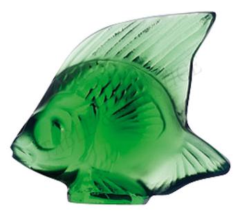 Cachet Poisson Émeraude - Lalique